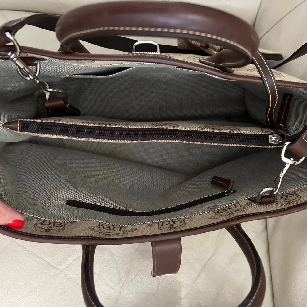 Rooney & Bourke Donegal Crest double handle satchel Dooney & Bourke